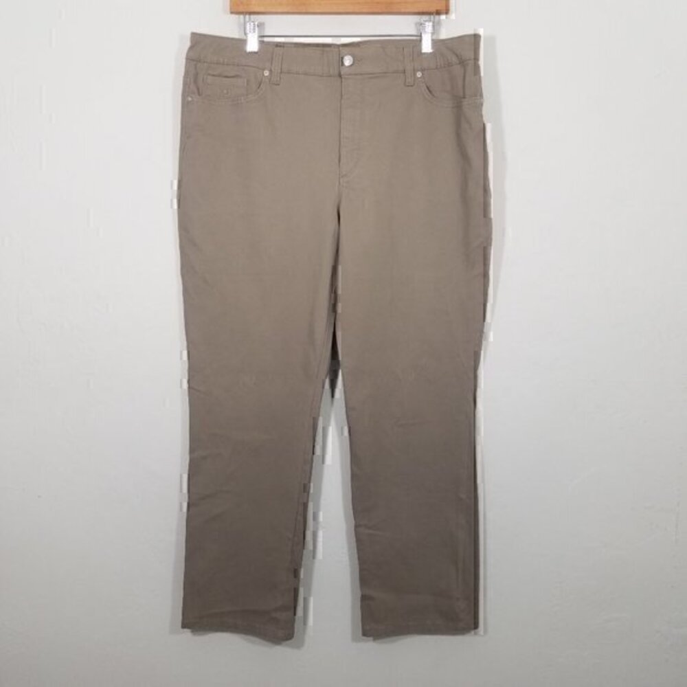 NWT Gloria Vanderbilt Amanda Slim Leg Classic Rise Pants Size 18 SHORT